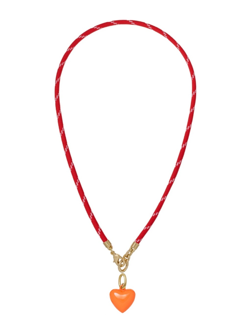 Roxanne Assoulin The Happy
Cord
Charm Necklace Red Cord
Persimmon Heart